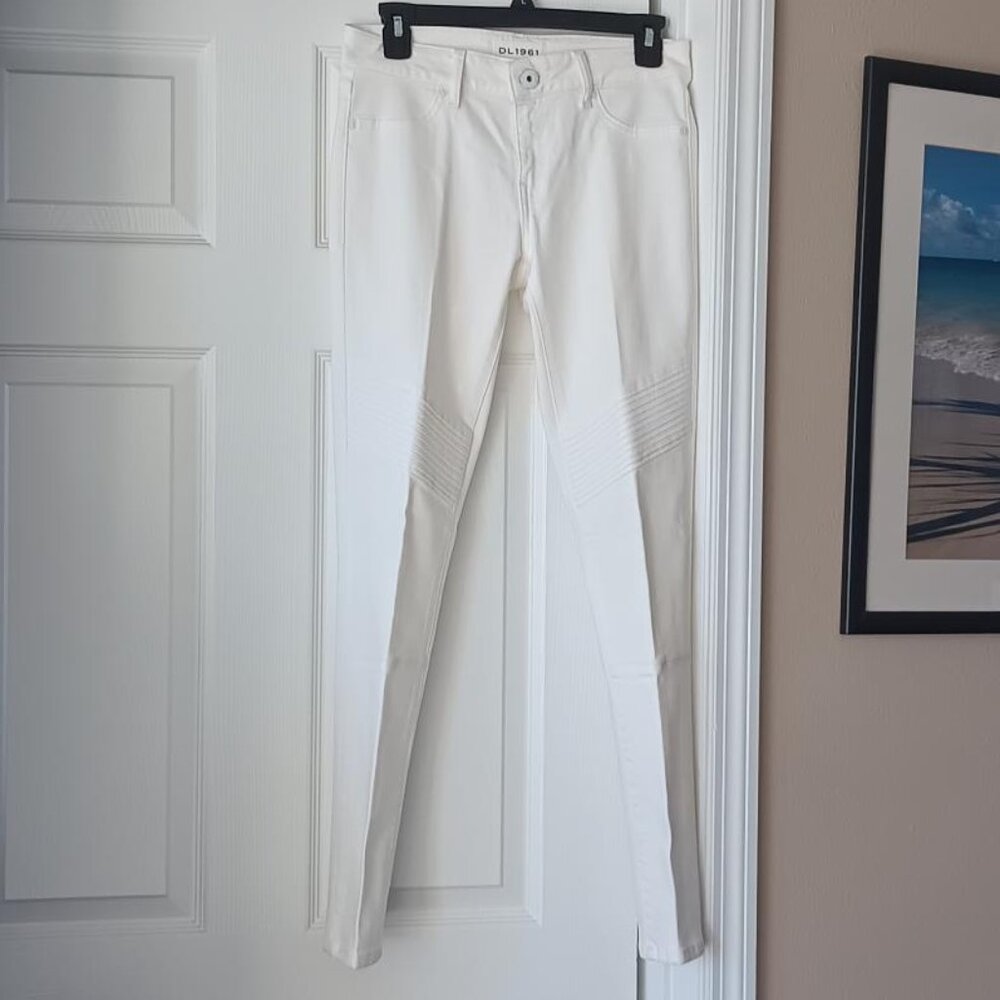 DL1961 Emma Power Legging Salazar Jeans White Size 26